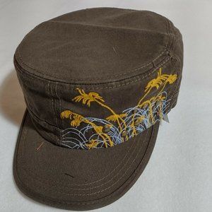 Womens Fashion Hats, Palm Trees, Brown, stylish,